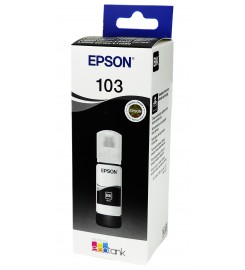 Оригінальне чорнило Epson EcoTank L1110 / L3100 / L3200 / L3250 / 103 Black, 65 ml C13T00S14A
