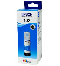 Оригінальне чорнило Epson EcoTank L1110 / L3100 / L3200 / L3250 / 103 Cyan, 65 ml C13T00S24A