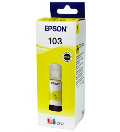 Оригінальне чорнило Epson EcoTank L1110 / L3100 / L3200 / L3250 / 103 Yellow, 65 ml C13T00S44A