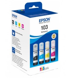 Набір з чотирьох контейнерів з чорнилом Epson 103 L1110 / L1210 / Multipack  Bk,C,Y,M, Оригинал C13T00S64A