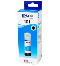 Оригінальне чорнило Epson EcoTank L4150 / L4160 / L6160 / L6170 / 101 Cyan, 70 ml C13T03V24A