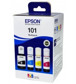 Набір з чотирьох контейнерів з чорнилом Epson 101 L4150 / L4160 Multipack C,M,Y,Bk, Оригінал C13T03V64A