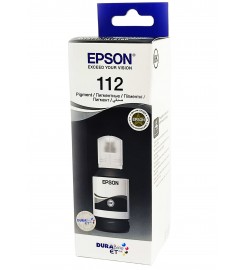 Оригінальне пігментне чорнило Epson L6460 / L6550 / 112 Black Pigment,127 ml C13T06C14A