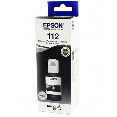 Оригінальне пігментне чорнило Epson L6460 / L6550 / 112 Black Pigment,127 ml C13T06C14A Оригінальне пігментне чорнило Epson L6460 / L6550 / 112 Black Pigment,127 ml C13T06C14A
