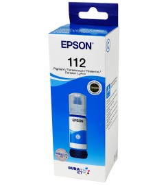 Оригінальне пігментне чорнило Epson L6460 / L6550 / 112 Cyan Pigment,70 ml C13T06C24A