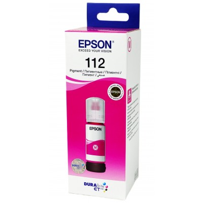 Оригінальне пігментне чорнило Epson L6460 / L6550 / 112 Magenta Pigment,70 ml C13T06C34A Оригінальне пігментне чорнило Epson L6460 / L6550 / 112 Magenta Pigment,70 ml C13T06C34A