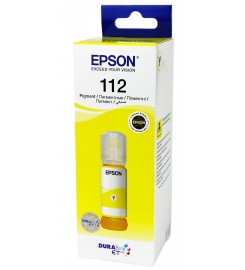 Оригінальне пігментне чорнило Epson L6460 / L6550 / 112 Yellow Pigment,70 ml C13T06C44A