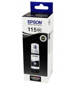 Оригінальне чорнило Epson EcoTank L8160 / L8180 / 115 Black,70 ml C13T07C14A