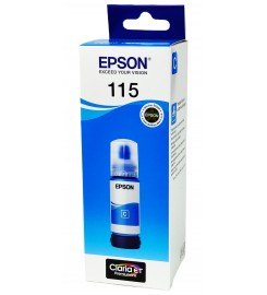 Оригінальне чорнило Epson EcoTank L8160 / L8180 / 115 Cyan,70 ml C13T07D24A