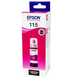 Оригінальне чорнило Epson EcoTank L8160 / L8180 / 115 Magenta,70 ml C13T07D34A