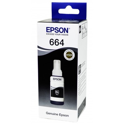 Оригинальные чернила Epson L100 / L110 / L120 / L300 / T6641 Black,70 ml C13T66414A Оригинальные чернила Epson L100 / L110 / L120 / L300 / T6641 Black,70 ml C13T66414A