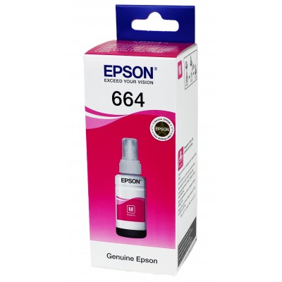 Оригинальные чернила Epson L100 / L110 / L120 / L300 / T6643 Magenta,70 ml C13T66434A Оригинальные чернила Epson L100 / L110 / L120 / L300 / T6643 Magenta,70 ml C13T66434A