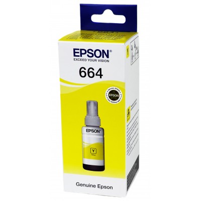 Оригинальные чернила Epson L100 / L110 / L120 / L300 / T6644 Yellow,70 ml C13T66444A Оригинальные чернила Epson L100 / L110 / L120 / L300 / T6644 Yellow,70 ml C13T66444A