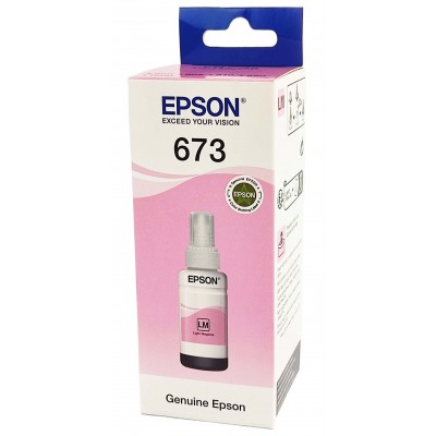 Оригинальные чернила Epson L800 / L850 / L1800 / T6736 Light Magenta, 70 ml C13T67364A