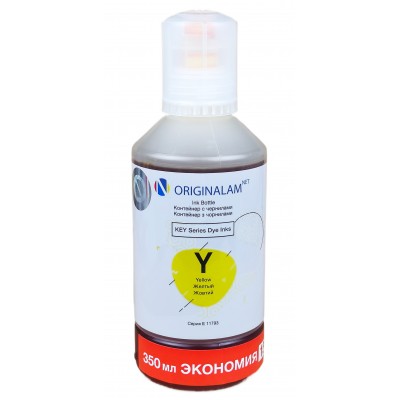Чернила, краска ORIGINALAM для Epson L1110 / L3100 / L3250 / ET-2711 Yellow Водорастворимые 350 мл O11793E103Y Чернила, краска ORIGINALAM для Epson L1110 / L3100 / L3250 / ET-2711 Yellow Водорастворимые 350 мл O11793E103Y