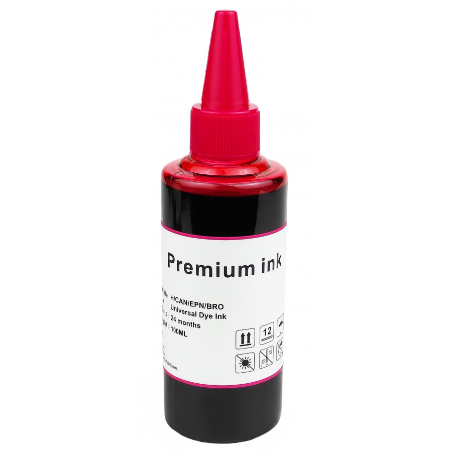Чернила, краска Premium Ink HP Canon Magenta Водорастворимые 100 мл / PI100M с быстрой доставкой