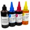 Чернила, краска Universal Ink + Premium Ink HP Canon Водорастворимые BK/C/M/Y 4x100 мл / PI100SET