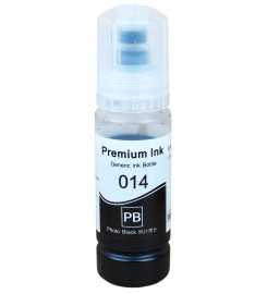 Чорнило, фарба Premium Ink 014 для Epson EcoTank L8160 / L8180 Водорозчинні Photo Black Фото чорний 70мл / 014-PB Чорнило, фарба Premium Ink 014 для Epson EcoTank L8160 / L8180 Водорозчинні Photo Black Фото чорний 70мл / 014-PB