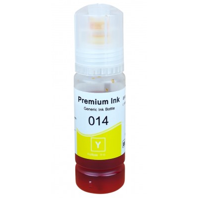 Чорнило, фарба Premium Ink 014 для Epson EcoTank L8160 / L8180 Водорозчинні Yellow Жовтий 70мл / 014-Y Чорнило, фарба Premium Ink 014 для Epson EcoTank L8160 / L8180 Водорозчинні Yellow Жовтий 70мл / 014-Y