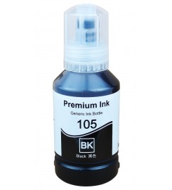 Чорнило, фарба Premium Ink 105 для Epson EcoTank L7160 / L7180 / L7188 Водорозчинні Black Чорний 140 мл / 105-BK Чорнило, фарба Premium Ink 105 для Epson EcoTank L7160 / L7180 / L7188 Водорозчинні Black Чорний 140 мл / 105-BK