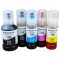 Комплект чорнила Premium Ink 105/106 для Epson EcoTank L7160 / L7180 / L7188 Водорозчинні BK/PB/C/M/Y 140мл+4x70мл / 105/106-K
