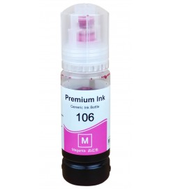 Чорнило, фарба Premium Ink 106 для Epson EcoTank L7160 / L7180 / L7188 Водорозчинні Magenta Пурпурний 70 мл / 106-M Чорнило, фарба Premium Ink 106 для Epson EcoTank L7160 / L7180 / L7188 Водорозчинні Magenta Пурпурний 70 мл / 106-M