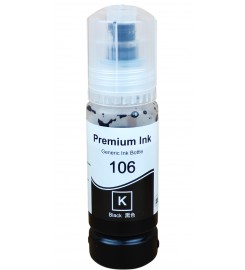 Чорнило, фарба Premium Ink 106 для Epson EcoTank L7160 / L7180 / L7188 Водорозчинні Photo Black Фото Чорний 70 мл / 106-PB Чорнило, фарба Premium Ink 106 для Epson EcoTank L7160 / L7180 / L7188 Водорозчинні Photo Black Фото Чорний 70 мл / 106-PB