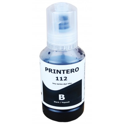 Чернила, краска Printero Epson L6460 / L6490 / L6550 / L11160 / L15160 / L15180 Black 127 мл / 112-Bk Чернила, краска Printero Epson L6460 / L6490 / L6550 / L11160 / L15160 / L15180 Black 127 мл / 112-Bk