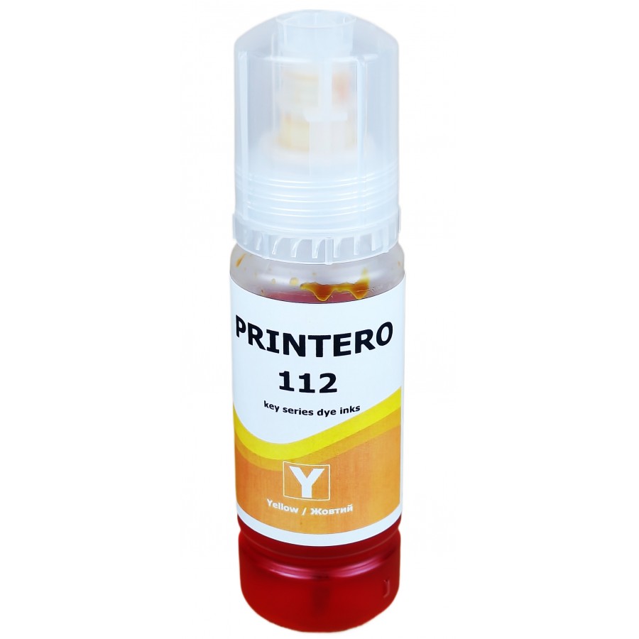 Чернила, краска Printero Epson L6460 / L6490 / L6550 / L11160 / L15160 / L15180 Yellow 70 мл / PE112-Y с быстрой доставкой
