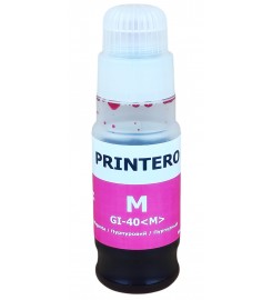 Чорнило, фарба Printero для Canon PIXMA G5040 / G6040 / G7040 / GM2040 Magenta Водорозчинні 70 мл / PC-GI-40-M