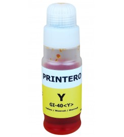 Чорнило, фарба Printero для Canon PIXMA G5040 / G6040 / G7040 / GM2040 Yellow Водорозчинні 70 мл / PC-GI-40-Y