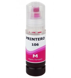 Чорнило, фарба PRINTERO 106 для Epson EcoTank L7160 / L7180 / L7188 Водорозчинні Magenta Пурпурний 70 мл / PE-106M Чорнило, фарба PRINTERO 106 для Epson EcoTank L7160 / L7180 / L7188 Водорозчинні Magenta Пурпурний 70 мл / PE-106M