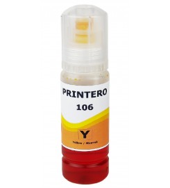 Чорнило, фарба PRINTERO 106 для Epson EcoTank L7160 / L7180 / L7188 Водорозчинні Yellow Жовтий 70 мл / PE-106Y Чорнило, фарба PRINTERO 106 для Epson EcoTank L7160 / L7180 / L7188 Водорозчинні Yellow Жовтий 70 мл / PE-106Y