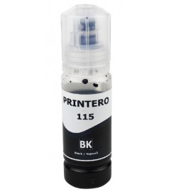 Чорнило, фарба PRINTERO 115 для Epson EcoTank L8160 / L8180 Водорозчинні Black Чорний 70мл / PE-115BK Чорнило, фарба PRINTERO 115 для Epson EcoTank L8160 / L8180 Водорозчинні Black Чорний 70мл / PE-115BK