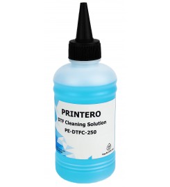Чистящий раствор Printero для чернил DTF Cleaning Solution для обслуживания трубок и печатающей головки 250 мл / PE-DTFC-250