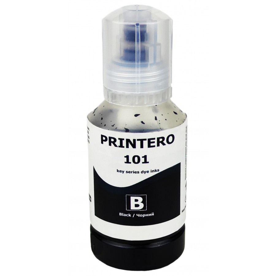 Чернила, краска Printero Epson EcoTank L4100 / L4160 / L6160 / L6170 / L14100 Black, 127 мл PE101-Bk с быстрой доставкой
