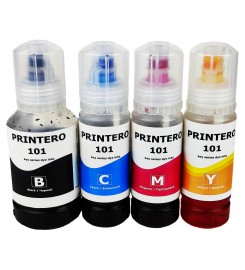 Комплект чернил, красок Printero Epson EcoTank L4100 / L4160 / L6160 / L6170 / L14100 B/C/M/Y 127 мл 3*70 мл PE101-K