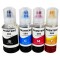Комплект чернил, красок Printero Epson EcoTank L4100 / L4160 / L6160 / L6170 / L14100 B/C/M/Y 127 мл 3*70 мл PE101-K