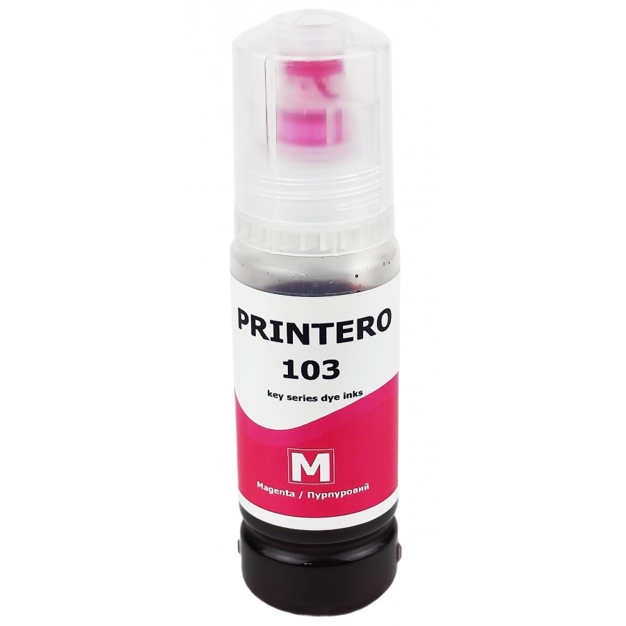 Чернило, краска PRINTERO для Epson L1110 / L3100 / L3110 / L3150 / L4151 / L4165 Magenta 70 мл / PE103-M с быстрой доставкой