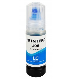 Чернила, краска Printero для Epson L8050 / L18050 / ET-18100 Light Cyan Водорастворимые 70 мл / PE108-LC