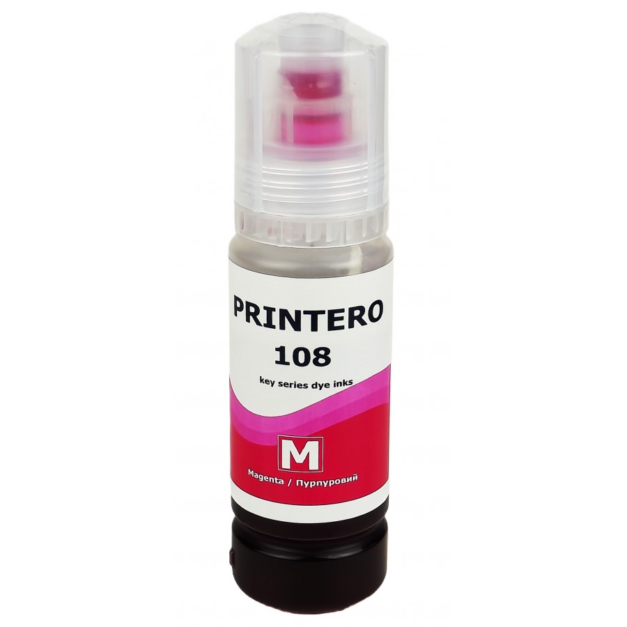 Чернила, краска Printero для Epson L8050 / L18050 / ET-18100 Magenta Водорастворимые 70 мл / PE108-M с быстрой доставкой