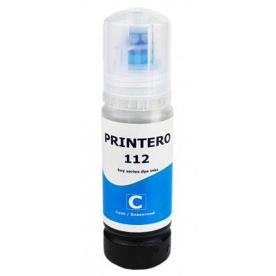 Чернила, краска Printero Epson L6460 / L6490 / L6550 / L11160 / L15160 / L15180 Cyan 70 мл / PE112-C Чернила, краска Printero Epson L6460 / L6490 / L6550 / L11160 / L15160 / L15180 Cyan 70 мл / PE112-C