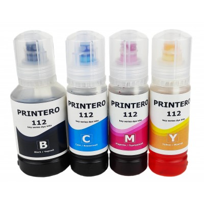 Комплект чернил, красок Printero Epson L6460 / L6490 / M15140 / M15180 B/C/M/Y 127мл 3*70 мл / PE112-K Комплект чернил, красок Printero Epson L6460 / L6490 / M15140 / M15180 B/C/M/Y 127мл 3*70 мл / PE112-K