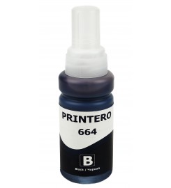 Чернила, краска Printero 664 для Epson L B XP S SX C CX BX T TX P PX R RX WF Black Водорастворимые 70 мл PE664-B