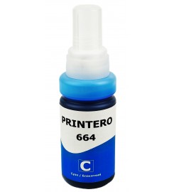 Чернила, краска Printero 664 для Epson L B XP S SX C CX BX T TX P PX R RX WF Cyan Водорастворимые 70 мл PE664-C