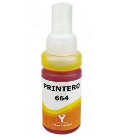 Чорнило, фарба Printero 664 для Epson L B XP S SX C CX BX T TX P PX RX WF Yellow Водорозчинні 70 мл PE664-Y