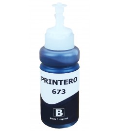 Чорнило, фарба Printero 673 для Epson L B XP S SX C CX BX T TX P PX RX WF Black Водорозчинні 70 мл PE673-B