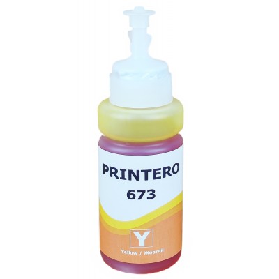 Чернила, краска Printero 673 для Epson L B XP S SX C CX BX T TX P PX R RX WF Yellow Водорастворимые 70 мл PE673-Y Чернила, краска Printero 673 для Epson L B XP S SX C CX BX T TX P PX R RX WF Yellow Водорастворимые 70 мл PE673-Y
