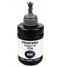 Чернила, краска Printero Pigment Ink для Epson L605 / L655 / L1455 / M100 / M105 / M200 Black Пигментные 140 мл / PE774-PB