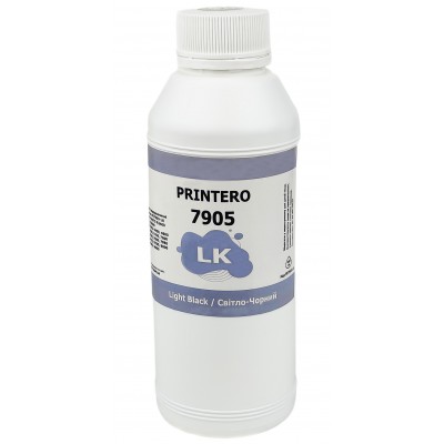 Чернила, краска Printero 7905 для EPSON STYLUS PHOTO R2400 / PRO 3280 / 4880 / 6080 Light Black Водорастворимые 500 мл PE7905-LK Чернила, краска Printero 7905 для EPSON STYLUS PHOTO R2400 / PRO 3280 / 4880 / 6080 Light Black Водорастворимые 500 мл PE7905-LK